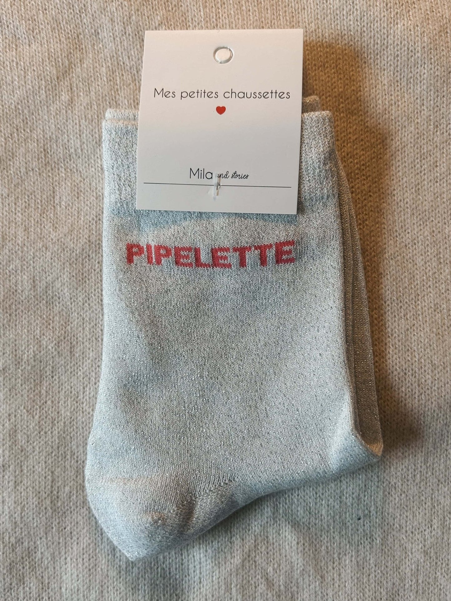 Chaussettes Pipelette paillettes