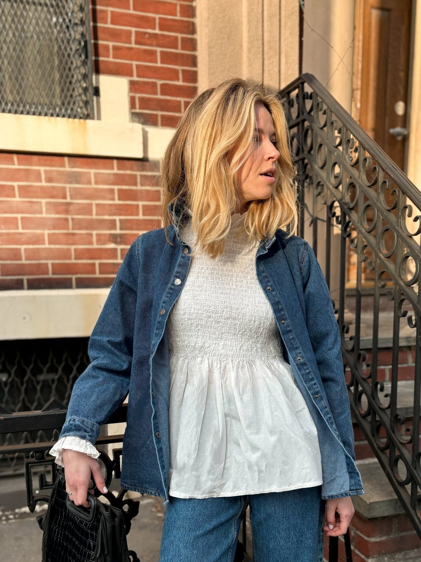 Blouse à smocks