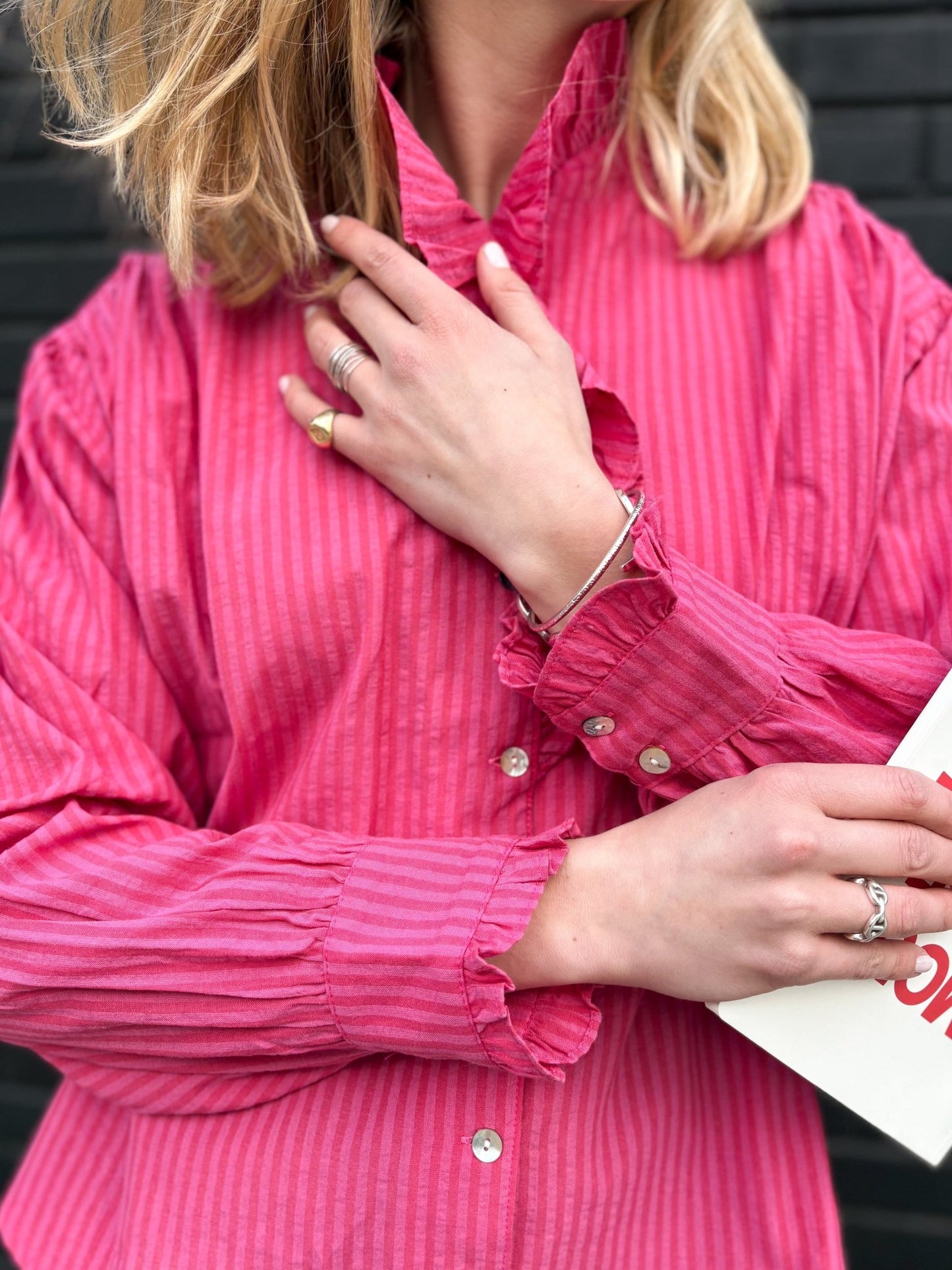 Chemise Madeleine rose