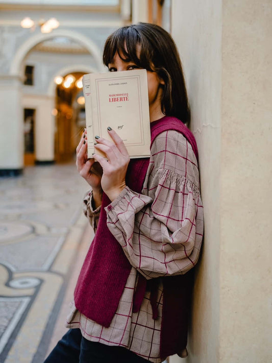 Blouse à carreaux