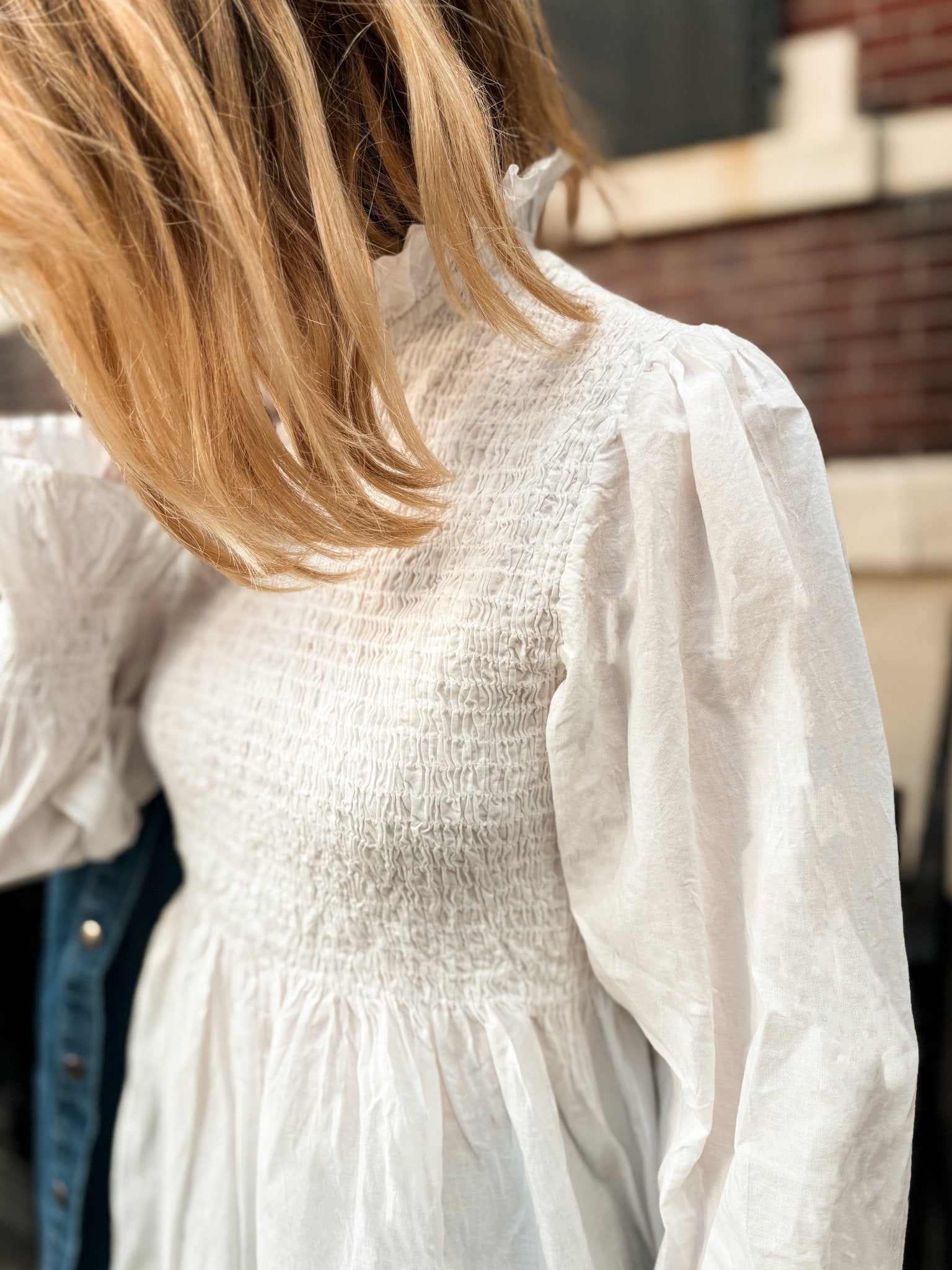 Blouse à smocks