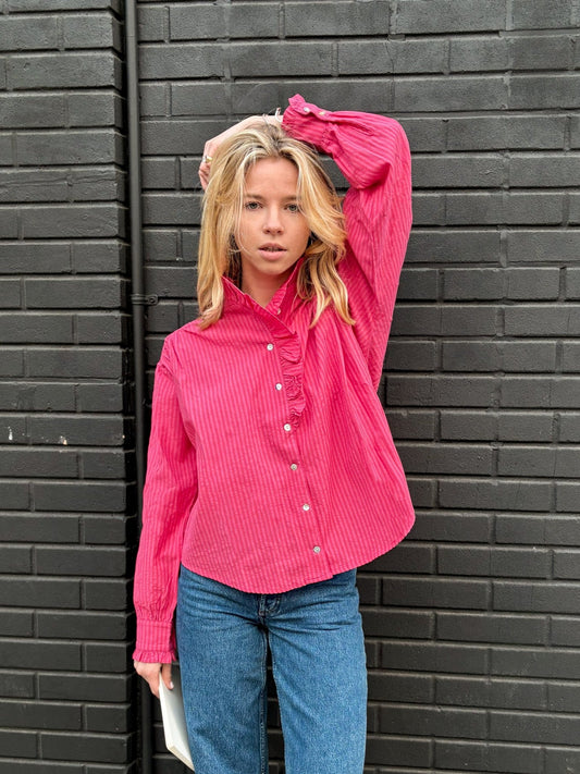 Chemise Madeleine rose