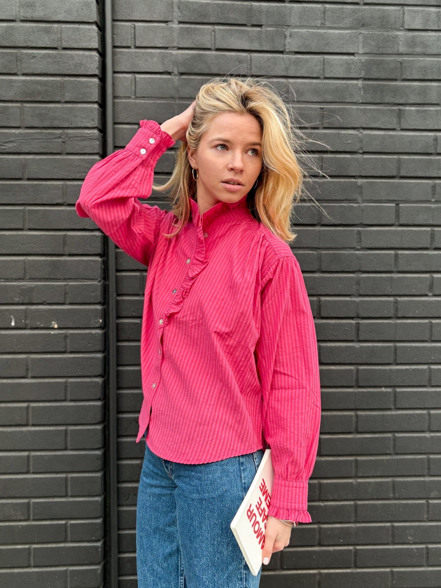 Chemise rose