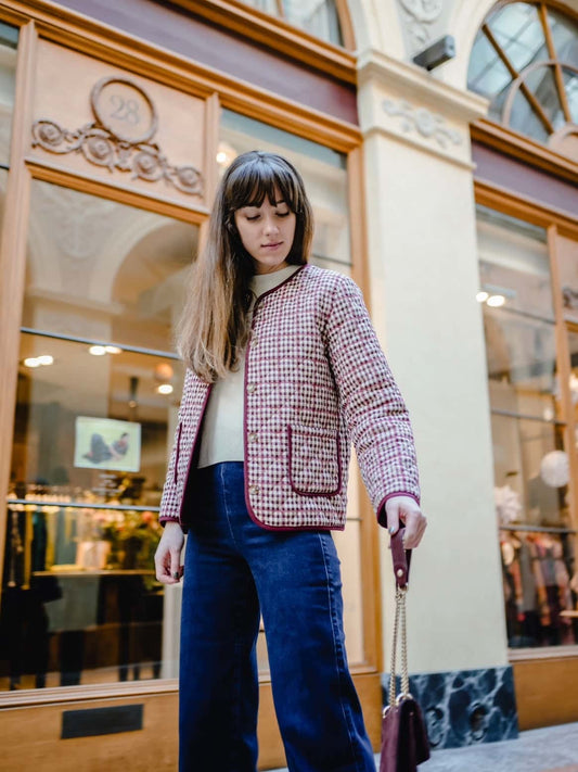 Veste à carreaux